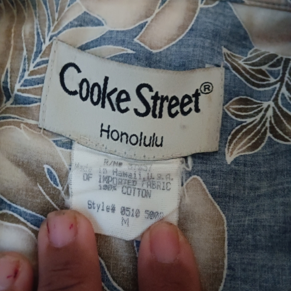 Blue Floral Men's Shirt
